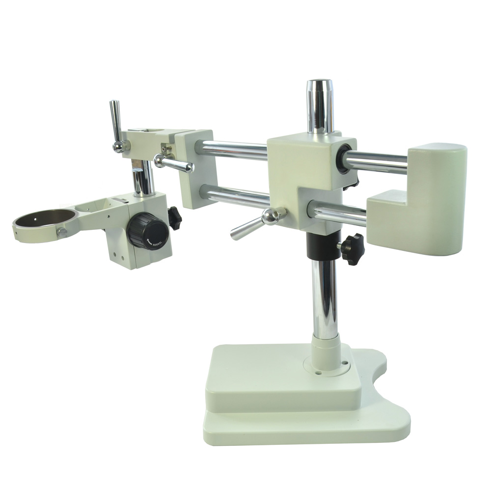 Split Simul-Focal Microscope Double Boom Stand Trinocular Stereo Zoom Microscope