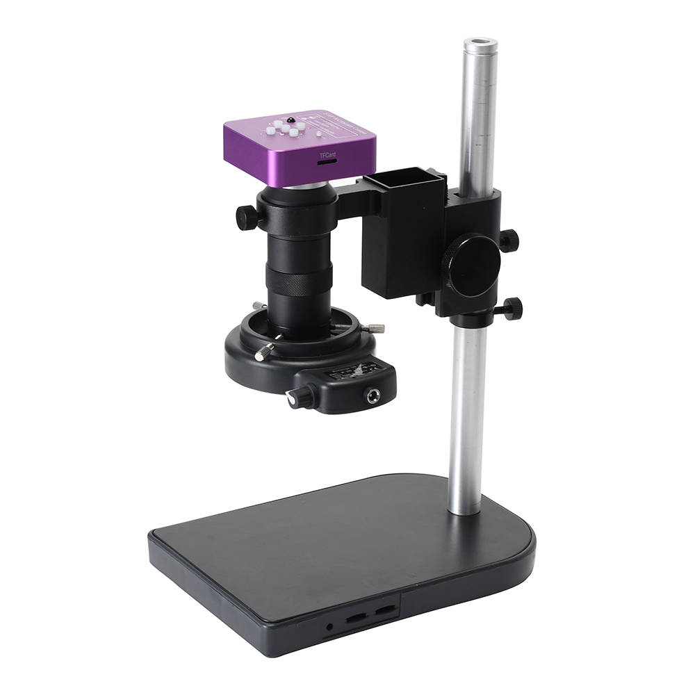 Digital Microscope Camera Microscope Camera Kit 100-240V, U.S. standard 48MP with 180X Lens USB Dual Output High Definition 56LED Light for XP/7/8/10 System 