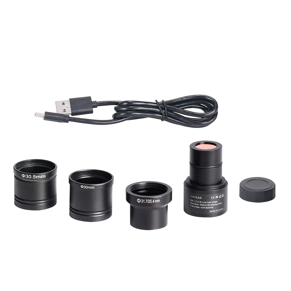 8MP USB Type-C Digital Eyepiece Camera Microscope Industrial Video Camera