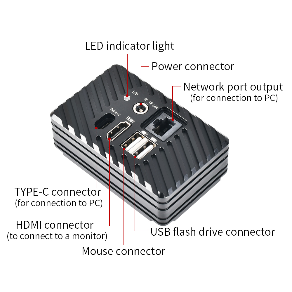 4K HDMI LAN USB Measurement Industrial Video Microscope Camera