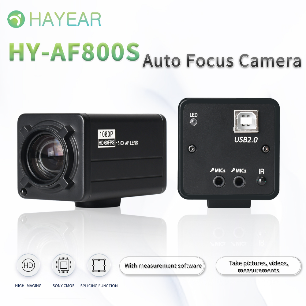 Auto-focus 1080P USB2.0 15X Lens C-mount Video Microscope Camera High Speed Free Driver