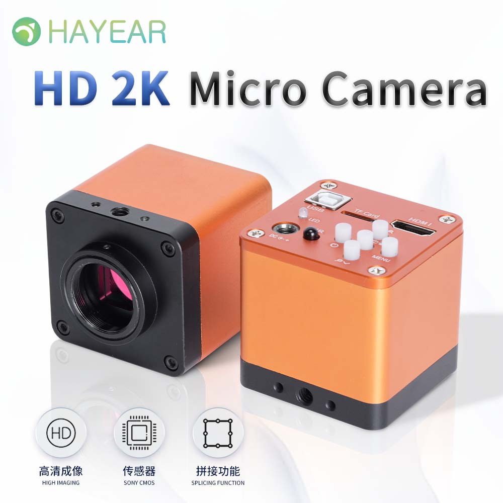 34MP HDMI 1080P HD USB Digital Industry Video Inspection Microscope Camera Set TF Card Video Recorder HY-2317