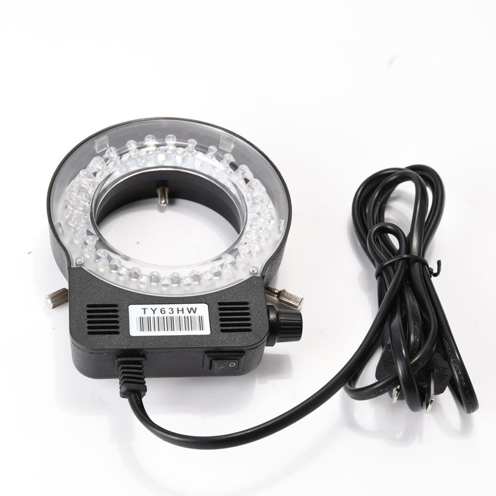 56 LED Adjustable Ring Light Trinocular Stereo Microscopes illuminator Lamp For Industry Microscope