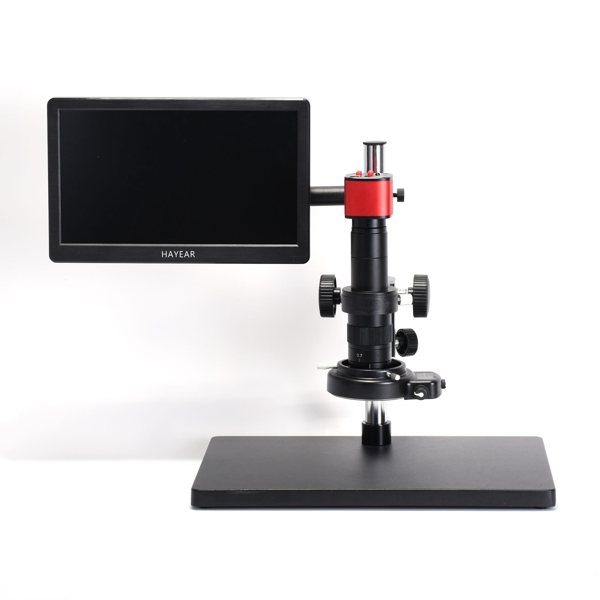 Full Set HDMI 16MP Microscope+180X C-mount Lens+60LED Illumination Lamp+11.6Inch Display