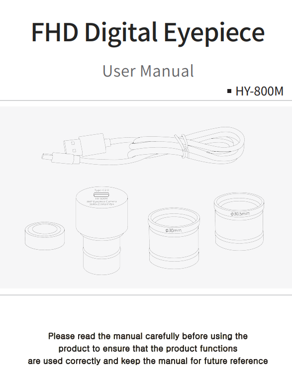 HY-800M Uer manual image
