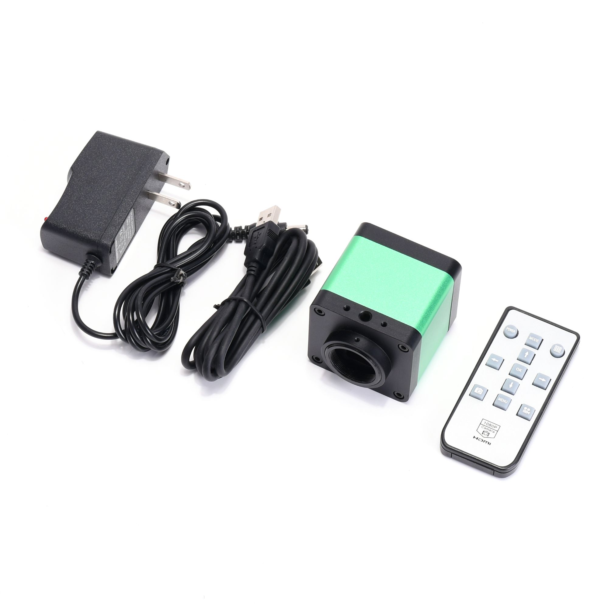 Customer Design New HD HDMI USB Microscope Industry C-Mount Camera TF Card Recorder Remote Control